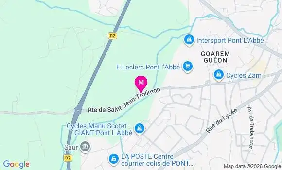 Localisation E.leclerc - 29120