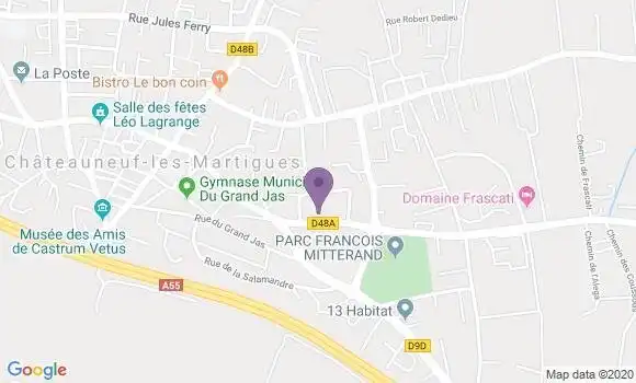 Localisation Gignac la Nerthe - 13180