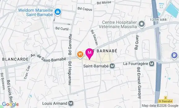 Localisation Carrefour City - 13012