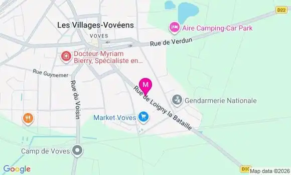 Localisation Carrefour Market - 28150