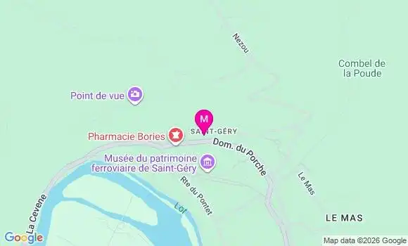 Localisation Saint Gery Vers Saint Gery - 46330