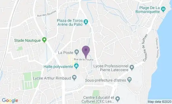 Localisation Istres Principal - 13800