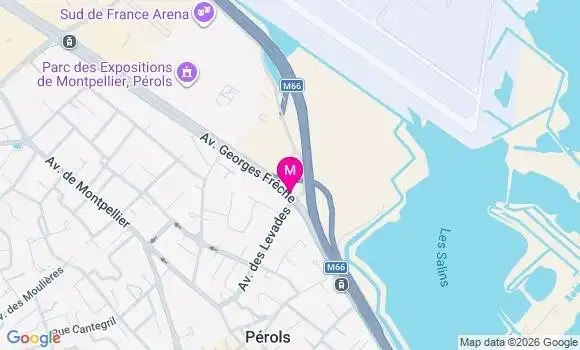 Localisation Auchan - 34470