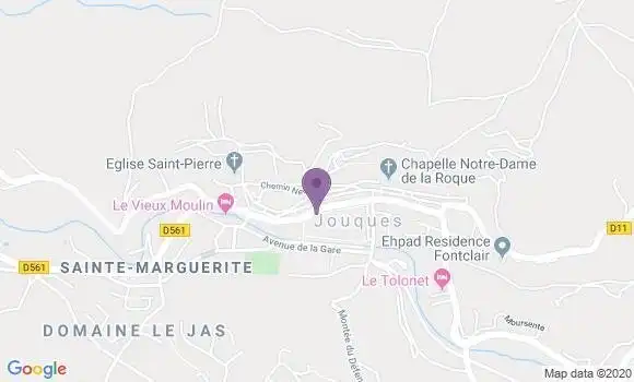 Localisation Jouques - 13490