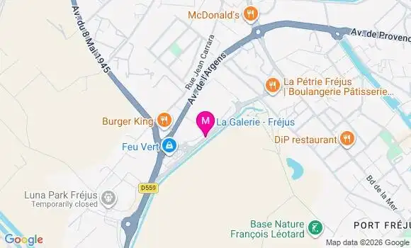 Localisation Auchan Hyper - 83600
