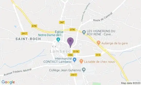 Localisation Lambesc - 13410