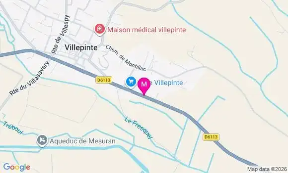 Localisation Magasin Utile - 11150