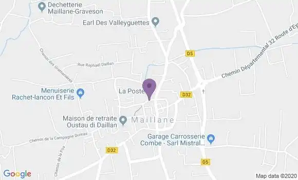 Localisation Maillane Bp - 13910