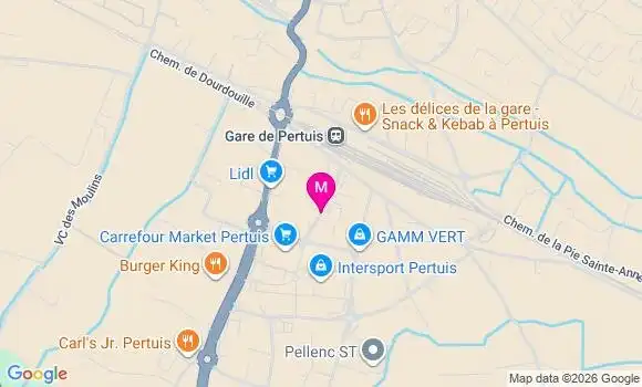 Localisation Carrefour Market - 84120