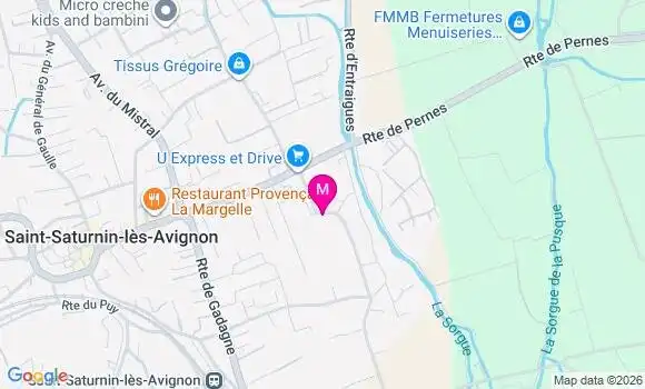 Localisation U Express - 84450