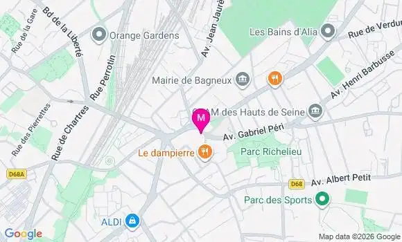 Localisation Franprix - 92220