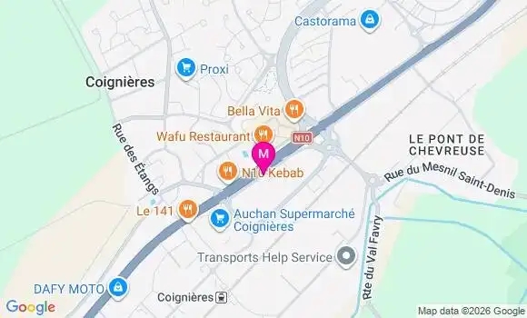 Localisation Auchan Supermarche - 78310