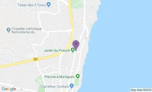 Localisation Martigues Principal - 13500