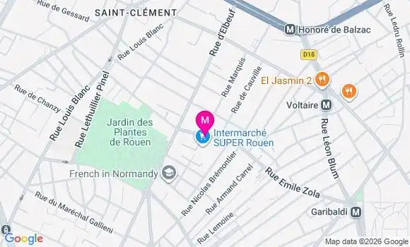 Localisation Intermarche Super - 76100