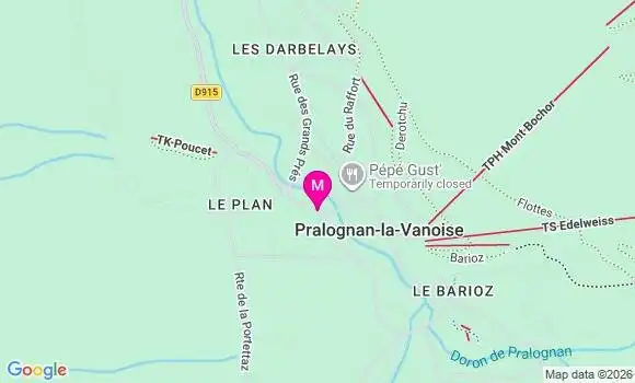 Localisation Pralognan la Vanoise - 73710