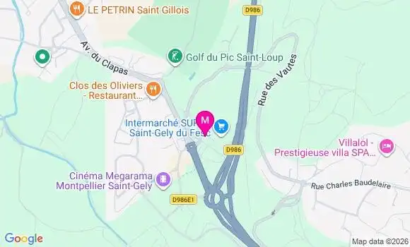 Localisation Intermarche Super - 34980