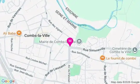 Localisation Franprix - 77380