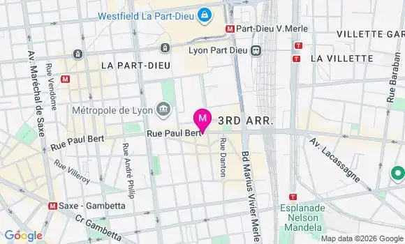Localisation Carrefour City - 69003
