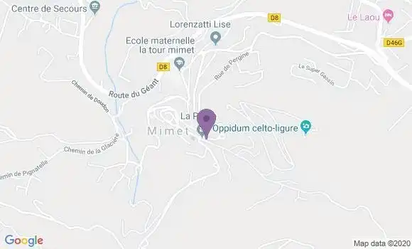 Localisation Mimet Bp - 13105