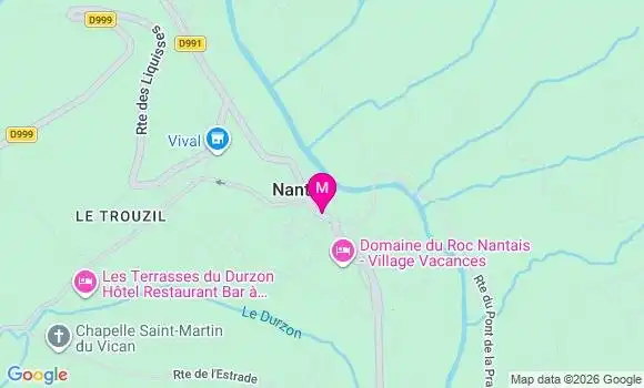 Localisation Cc Larzac - 12230