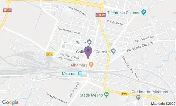 Localisation Miramas - 13140
