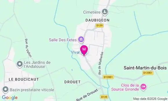 Localisation Vival - 33910