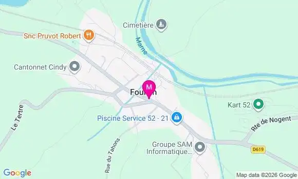 Localisation Foulain - 52800