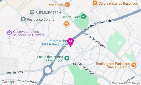 Localisation Intermarche Super - 25000