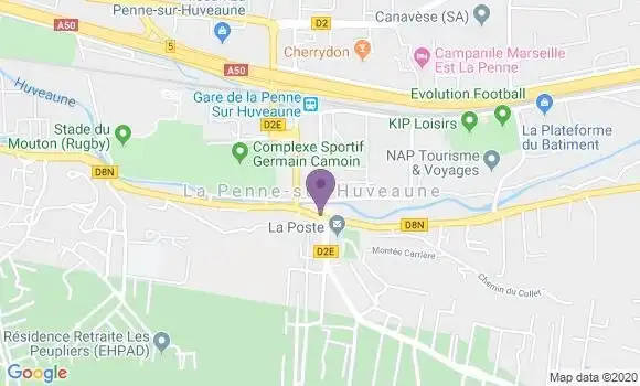 Localisation La Penne sur Huveaune Bp - 13821