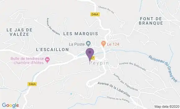 Localisation Peypin Bp - 13124