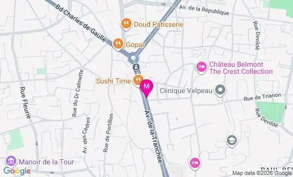 Localisation Carrefour Expres - 37100
