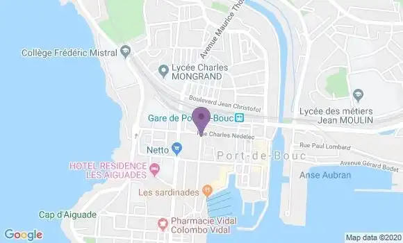 Localisation Port de Bouc - 13110