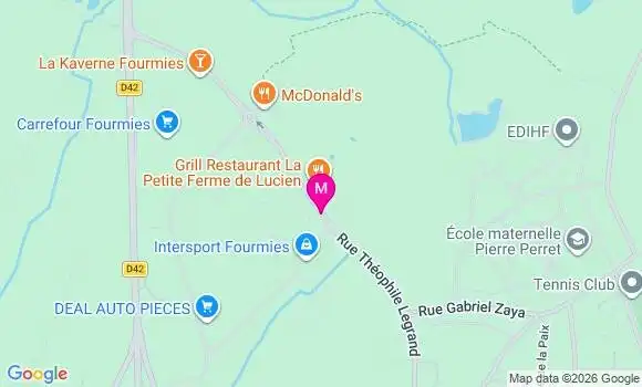 Localisation Carrefour - 59610