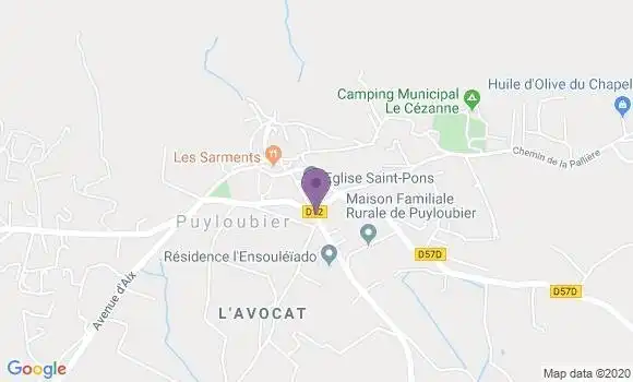 Localisation Puyloubier Bp - 13114