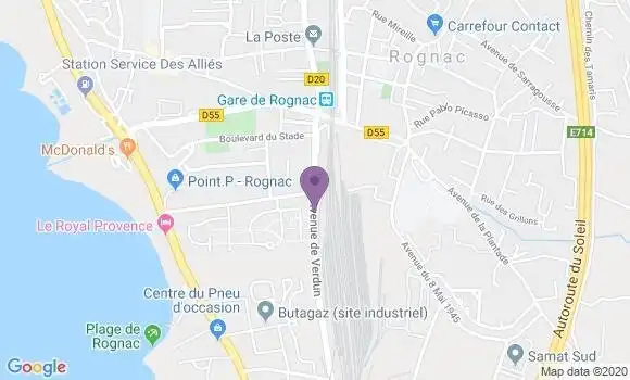 Localisation Rognac Bp - 13340