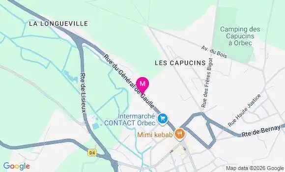 Localisation Intermarche Super - 14290