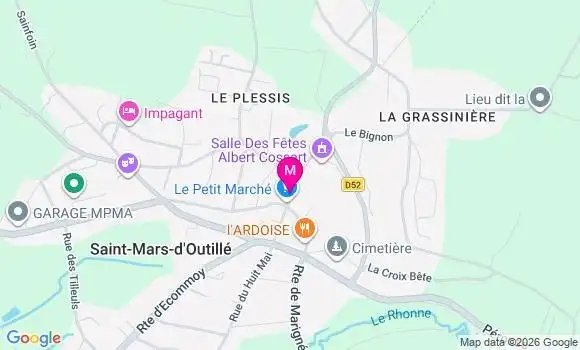 Localisation Saint Mars d
