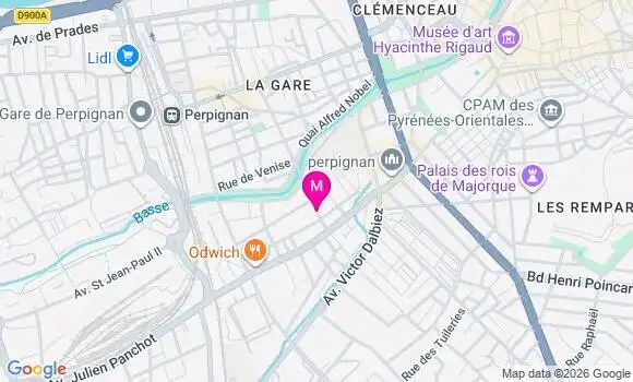 Localisation Carrefour City Doumer - 66000