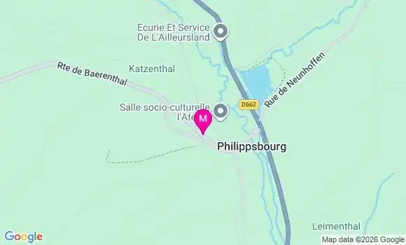 Localisation Philippsbourg - 57230
