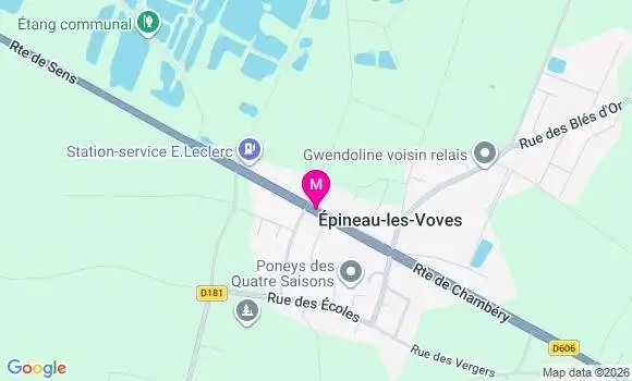 Localisation E.leclerc - 89400
