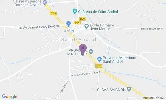 Localisation Saint Andiol Bp - 13670
