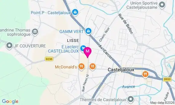 Localisation E.leclerc - 47700