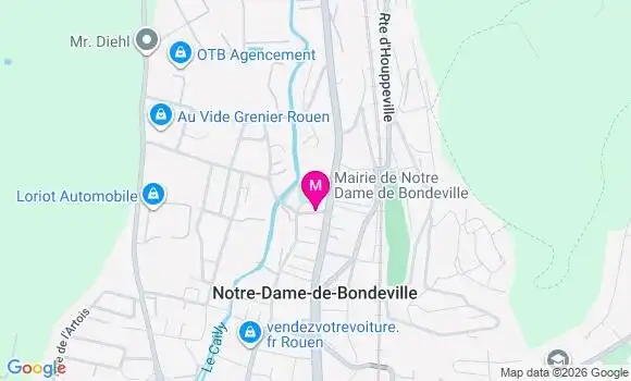 Localisation Notre Dame de Bondeville Agence - 76960
