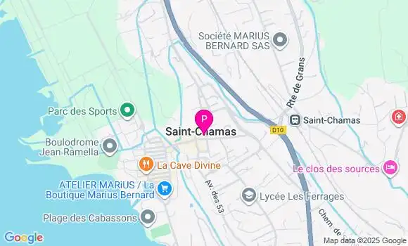 Localisation Saint Chamas Bp - 13250