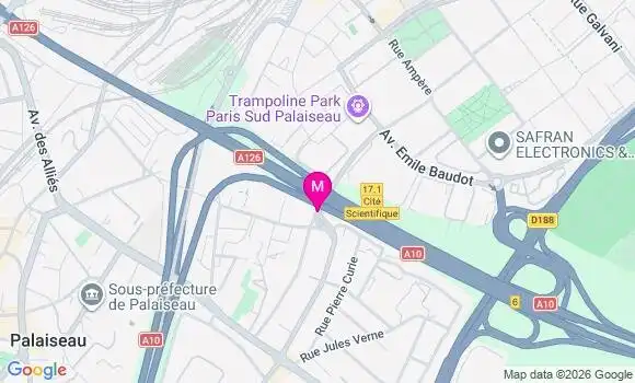 Localisation Carrefour City Barbusse - 91120