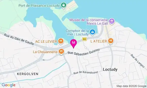 Localisation Loctudy - 29750