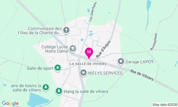 Localisation La Salle de Vihiers - 49310