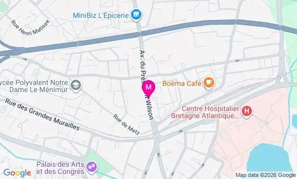 Localisation Carrefour Express - 56000