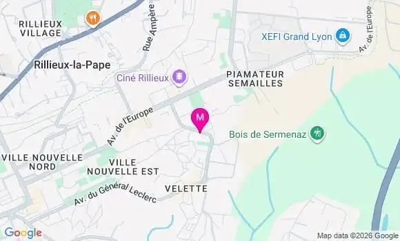 Localisation Rillieux Temporaire Continuite Serv - 69140
