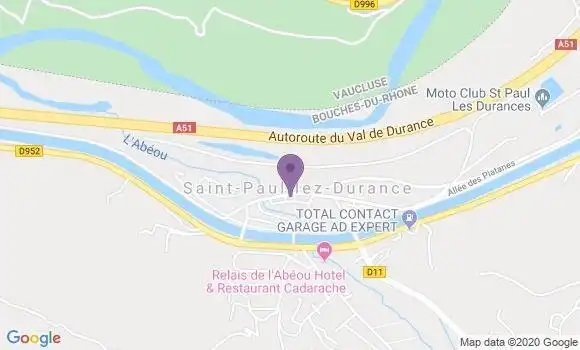 Localisation Saint Paul lez Durance Bp - 13115
